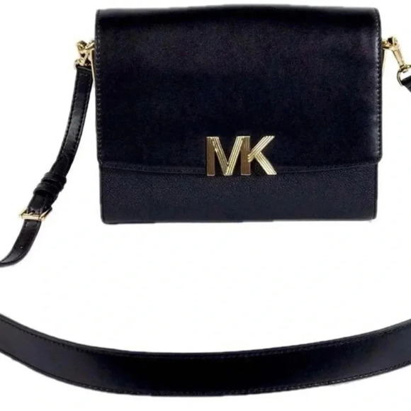 MICHAEL KORS Mott Leather Crossbody Handbag - Picture 11 of 14